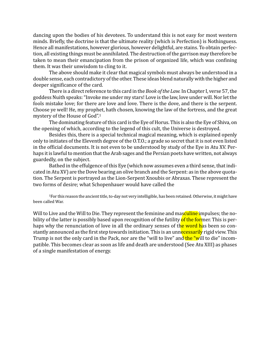 Original scan of The Book of Thoth, PDF page 100