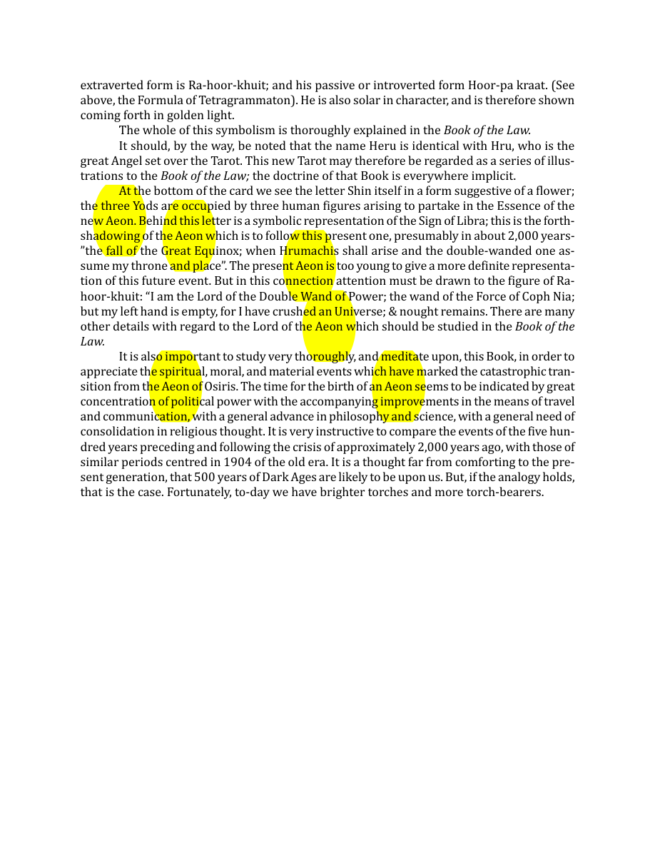 Original scan of The Book of Thoth, PDF page 109