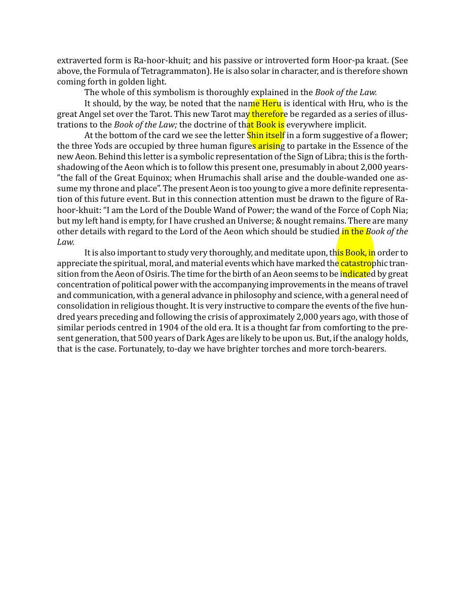 Original scan of The Book of Thoth, PDF page 109