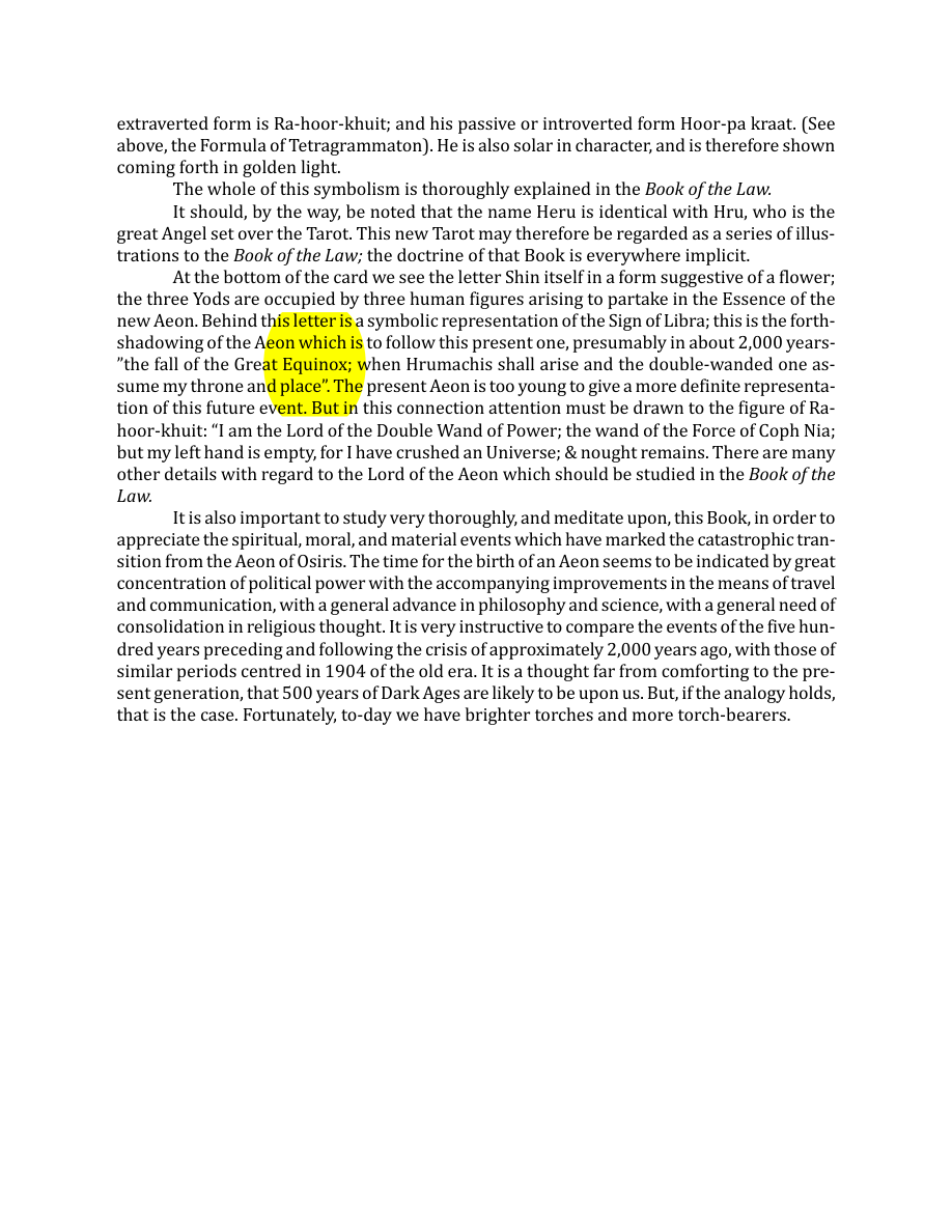 Original scan of The Book of Thoth, PDF page 109