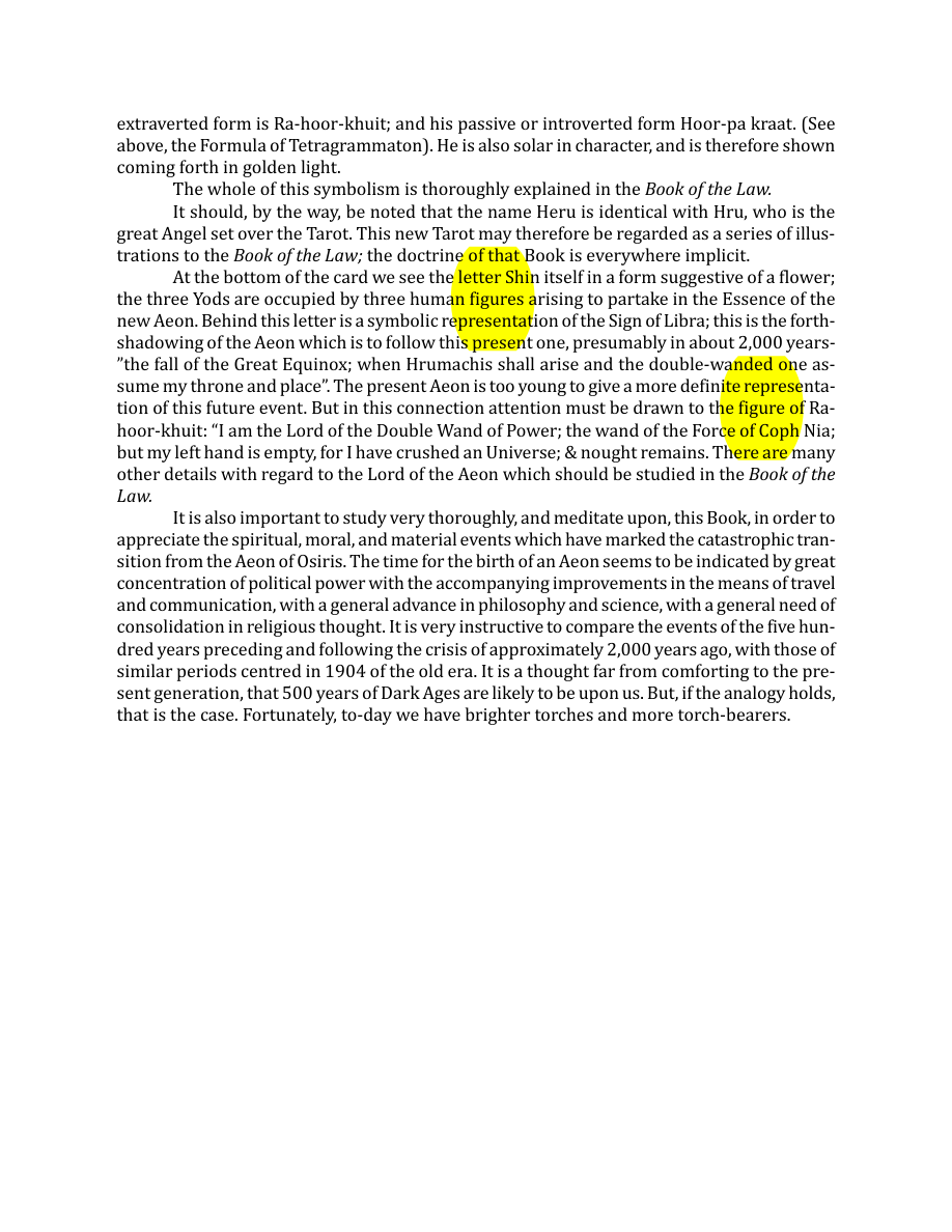 Original scan of The Book of Thoth, PDF page 109