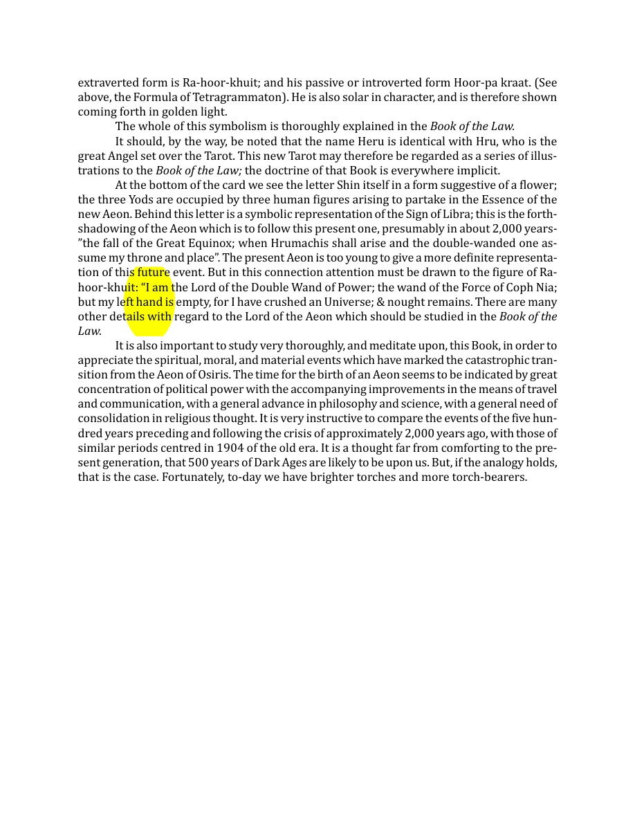 Original scan of The Book of Thoth, PDF page 109