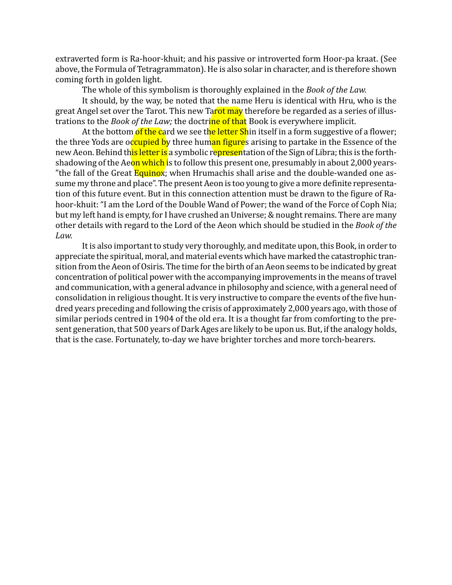 Original scan of The Book of Thoth, PDF page 109