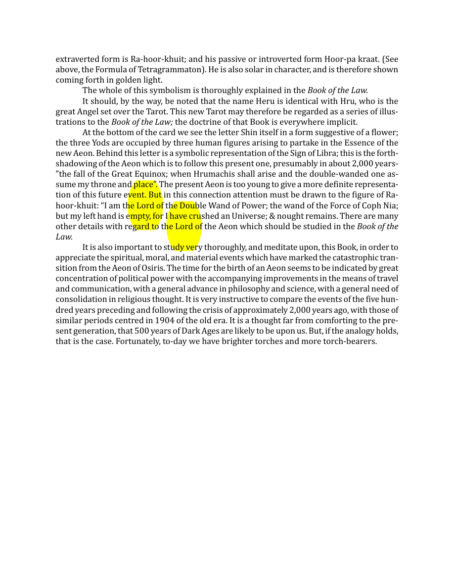 Original scan of The Book of Thoth, PDF page 109