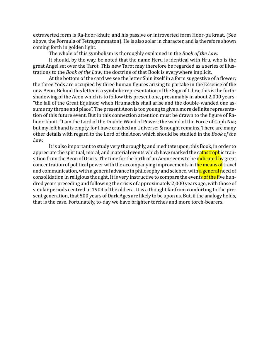 Original scan of The Book of Thoth, PDF page 109