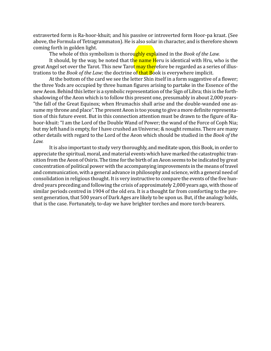Original scan of The Book of Thoth, PDF page 109