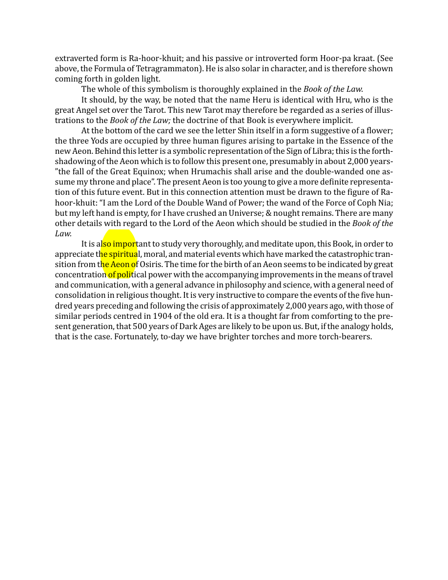 Original scan of The Book of Thoth, PDF page 109