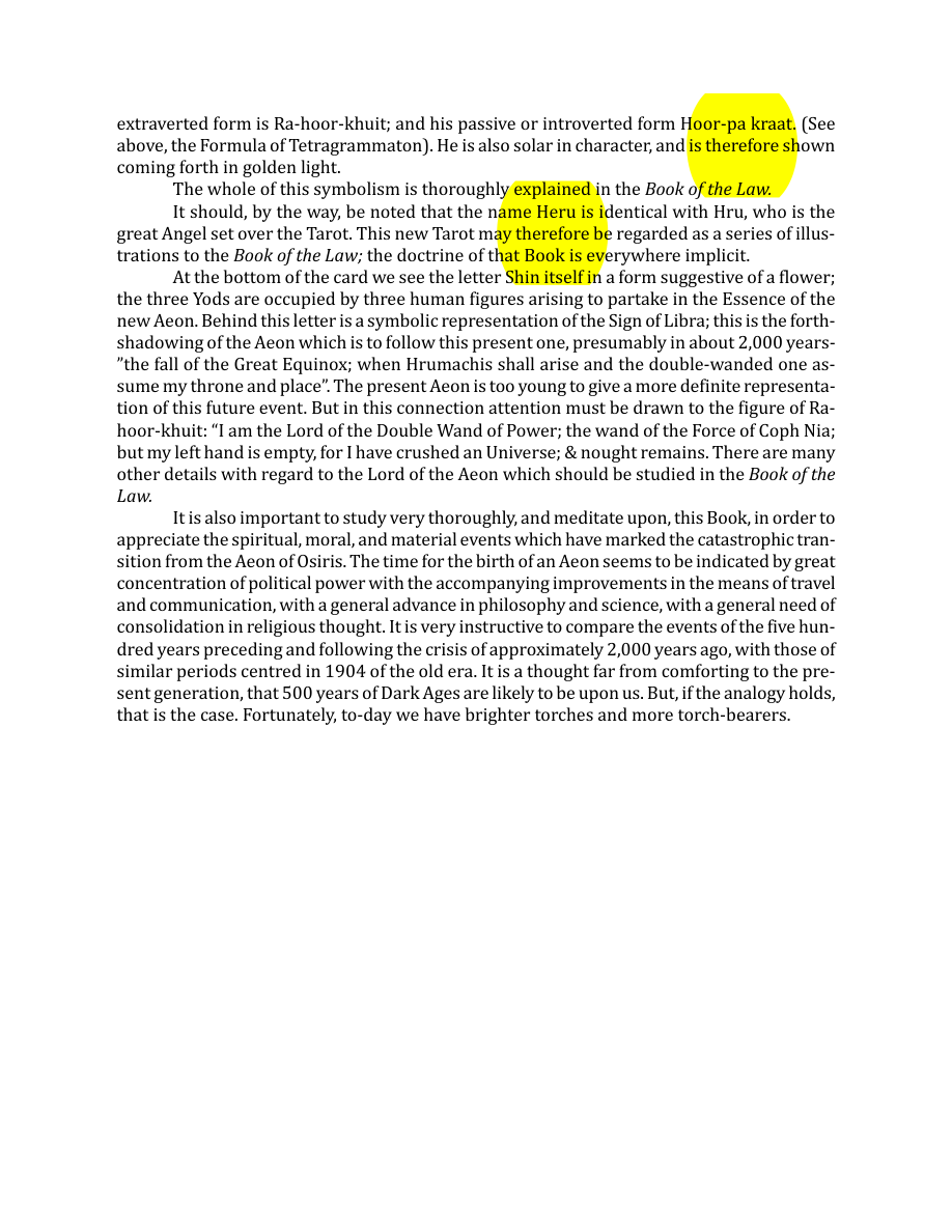 Original scan of The Book of Thoth, PDF page 109