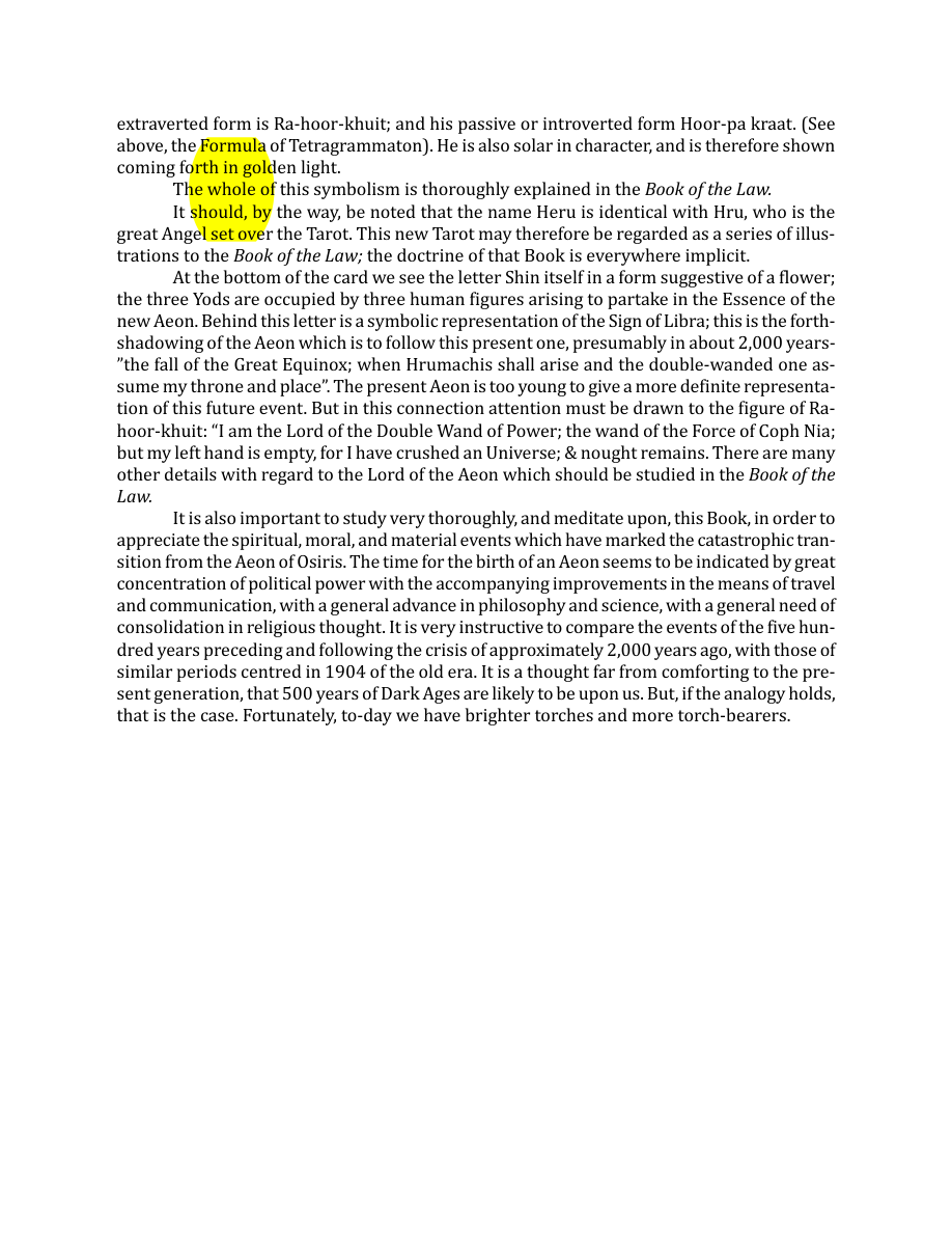 Original scan of The Book of Thoth, PDF page 109