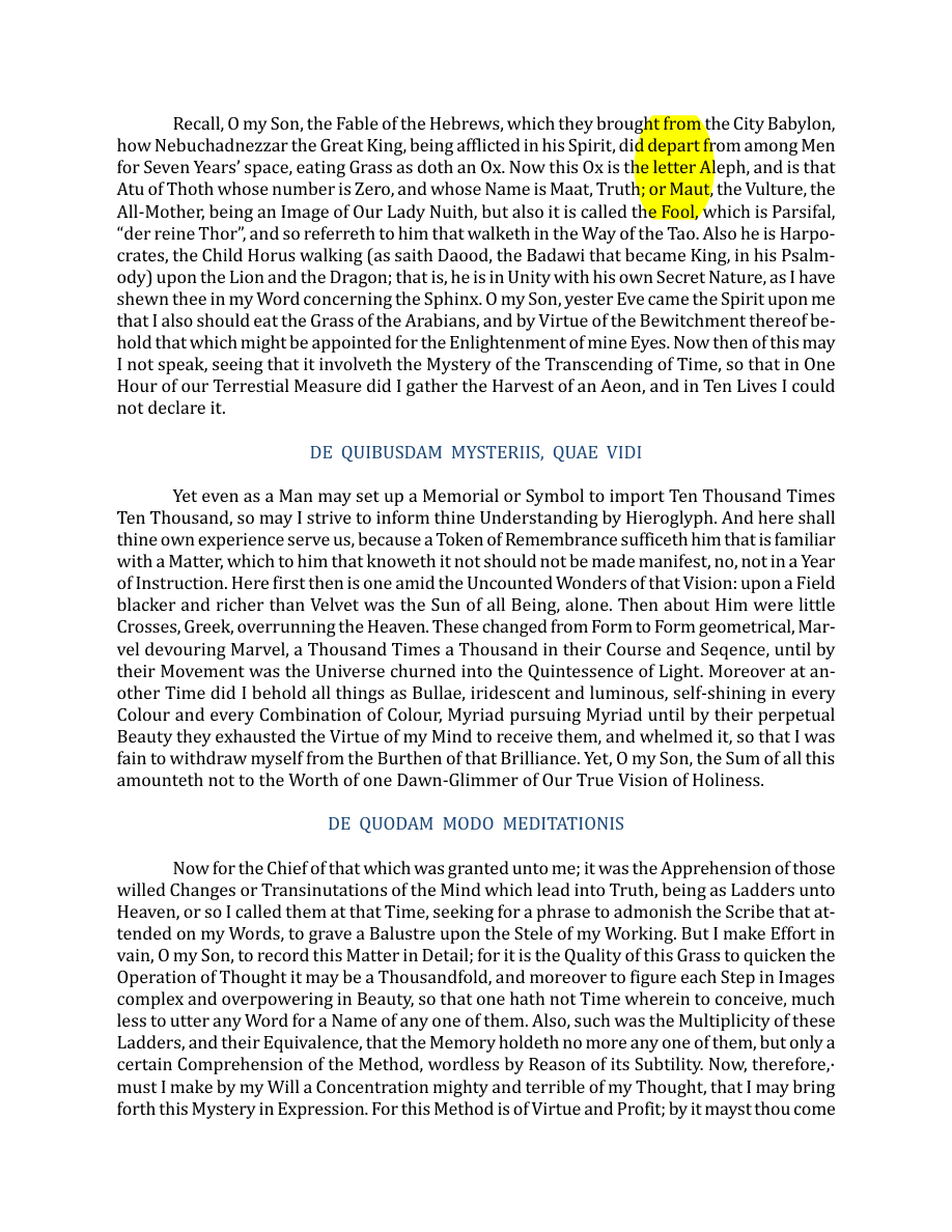 Original scan of The Book of Thoth, PDF page 118