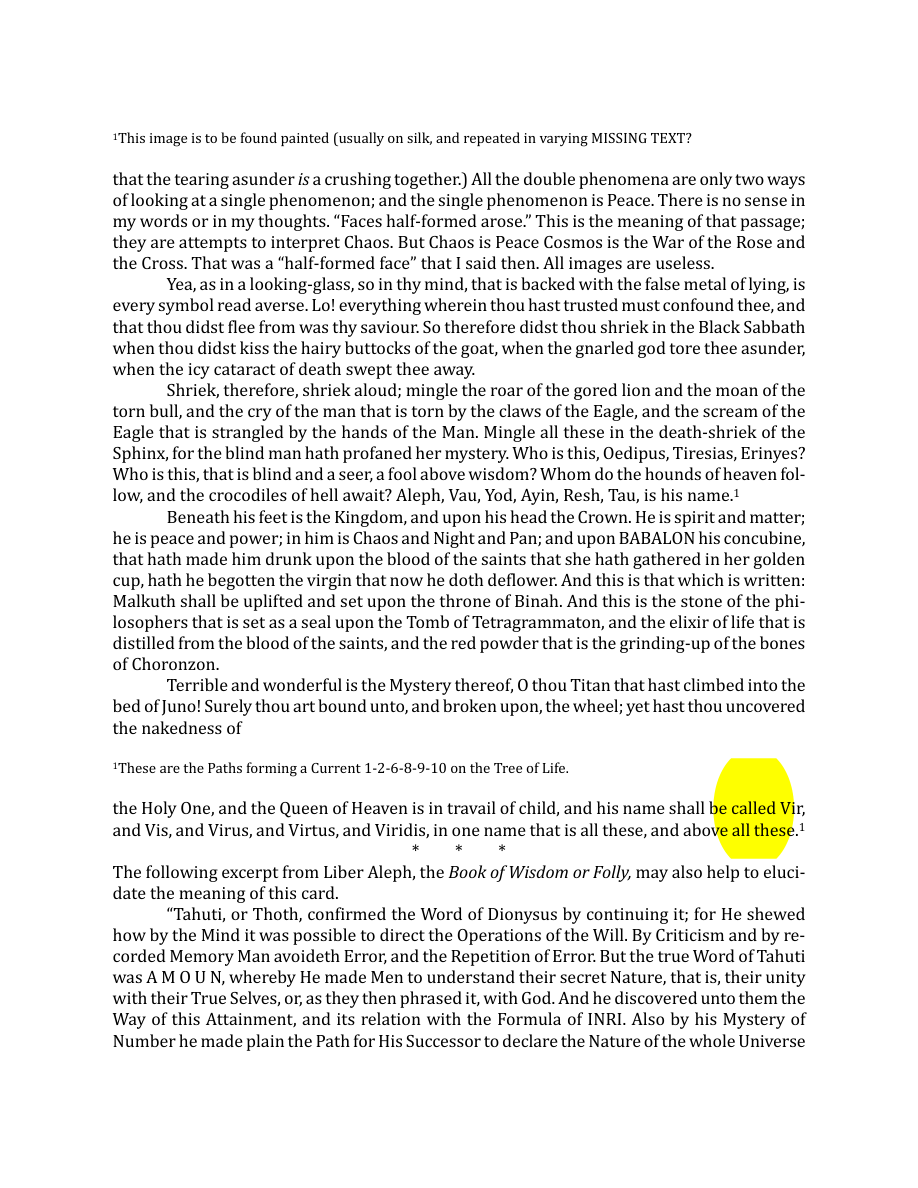Original scan of The Book of Thoth, PDF page 124