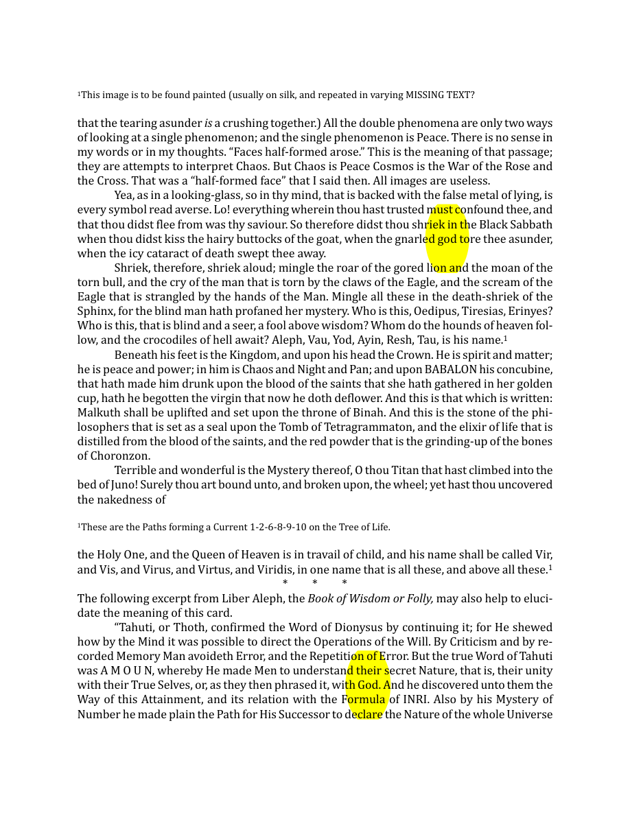 Original scan of The Book of Thoth, PDF page 124