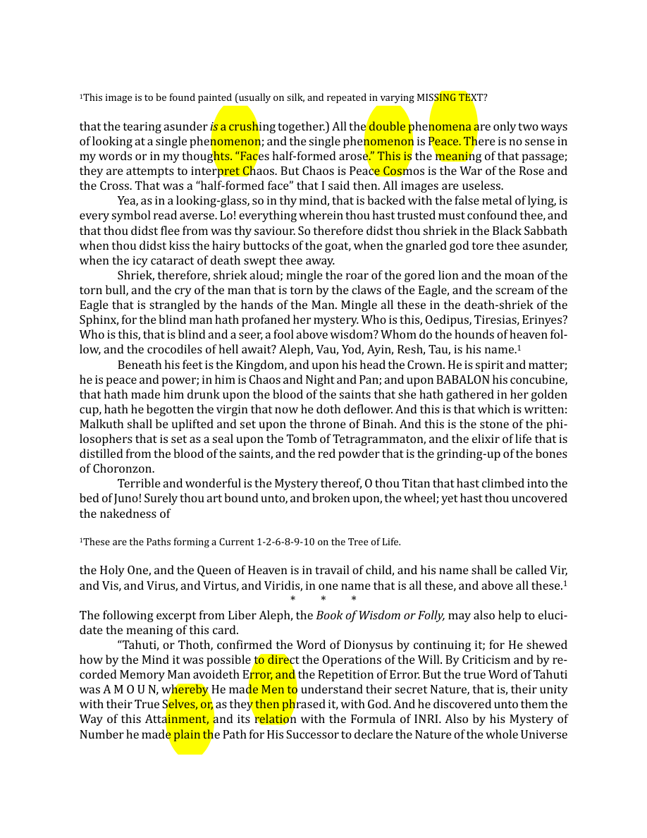 Original scan of The Book of Thoth, PDF page 124