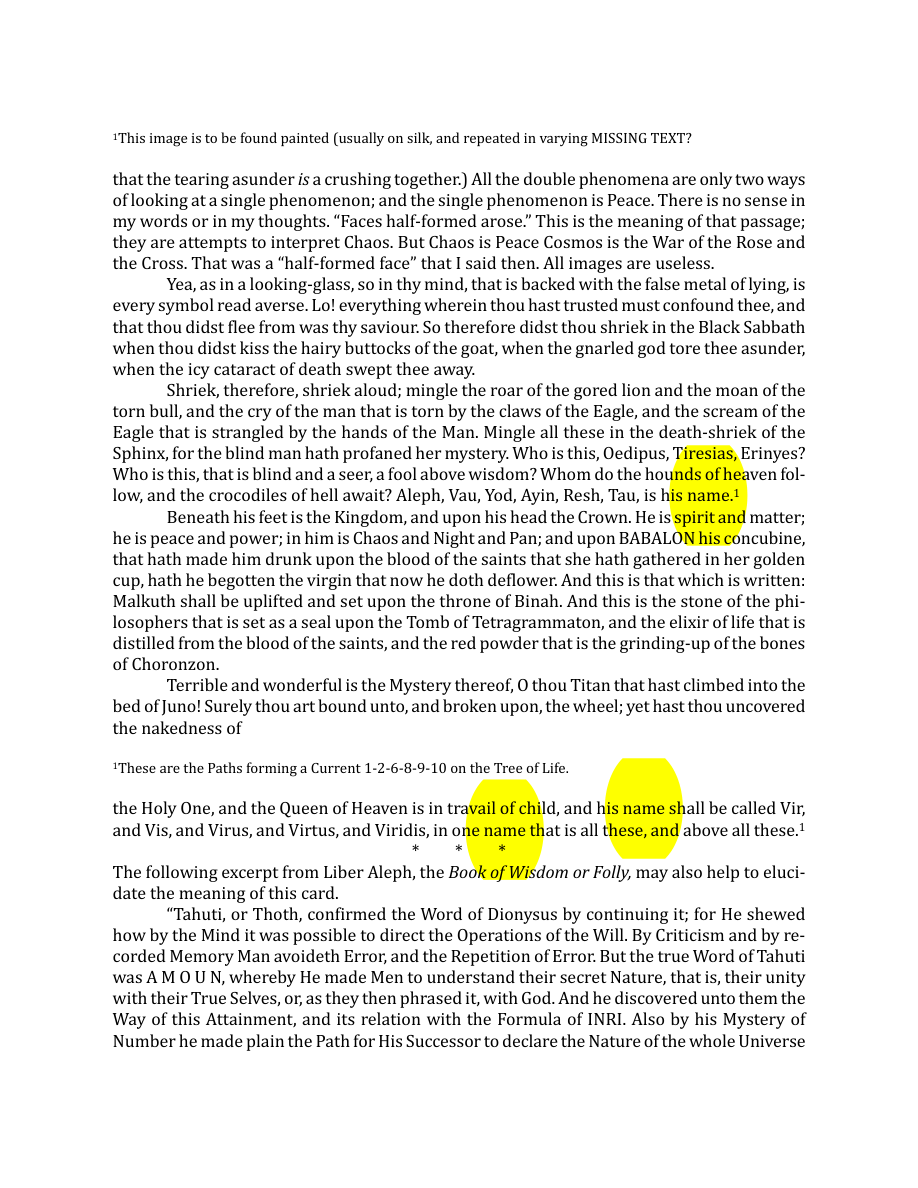 Original scan of The Book of Thoth, PDF page 124