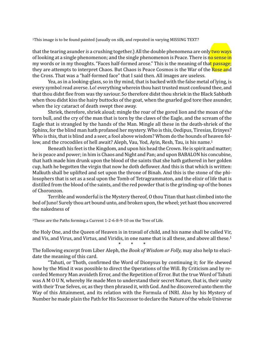 Original scan of The Book of Thoth, PDF page 124