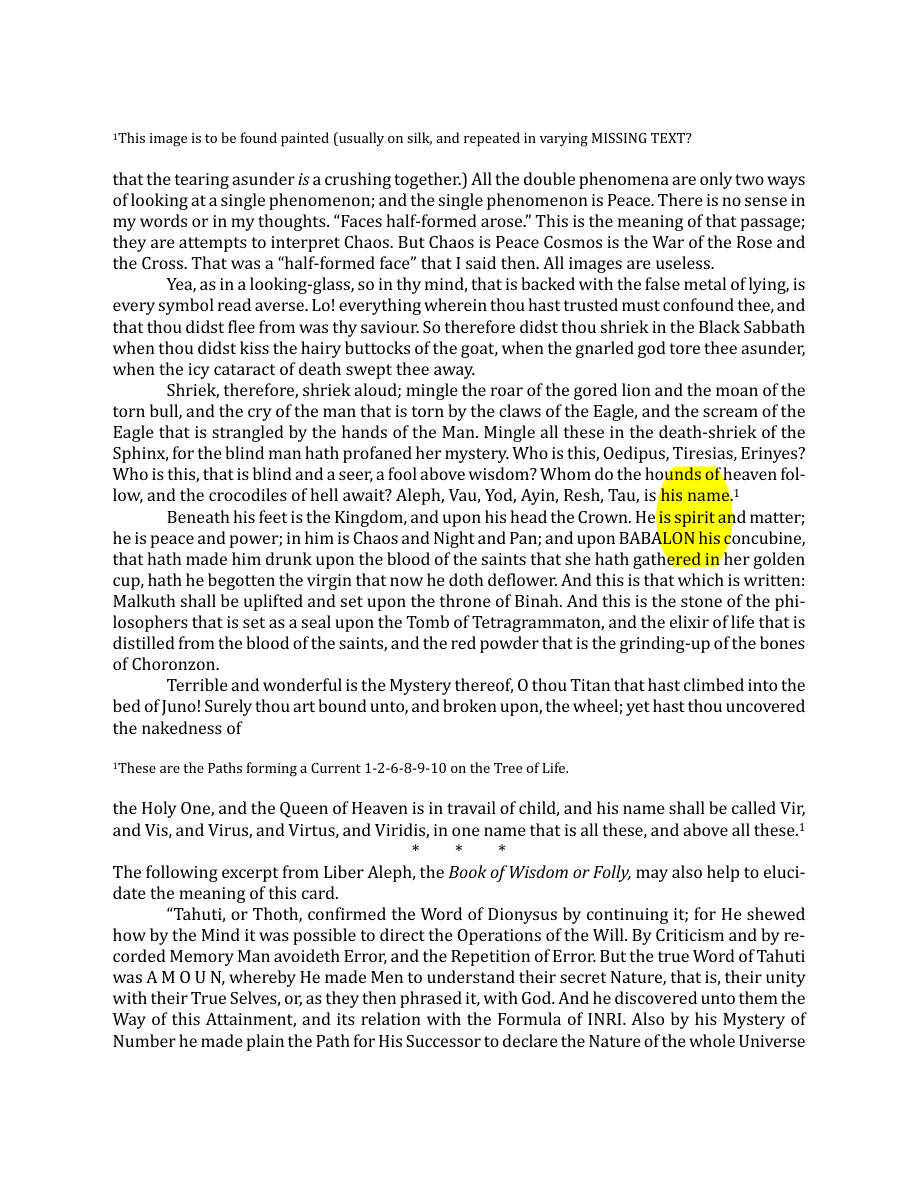 Original scan of The Book of Thoth, PDF page 124