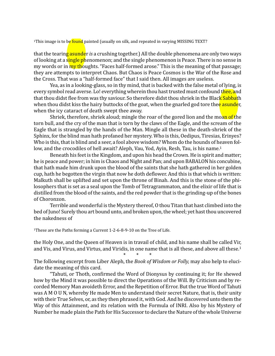Original scan of The Book of Thoth, PDF page 124
