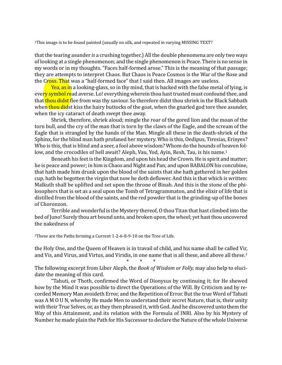 Original scan of The Book of Thoth, PDF page 124