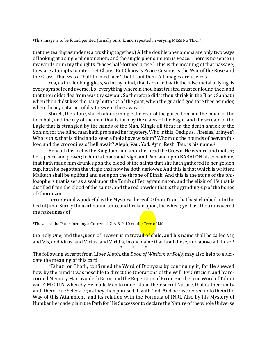 Original scan of The Book of Thoth, PDF page 124