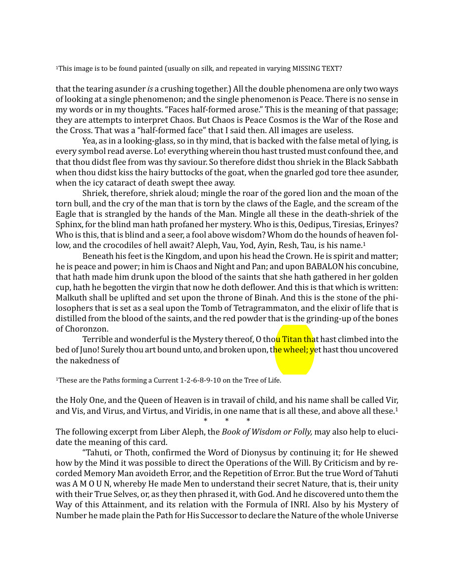 Original scan of The Book of Thoth, PDF page 124