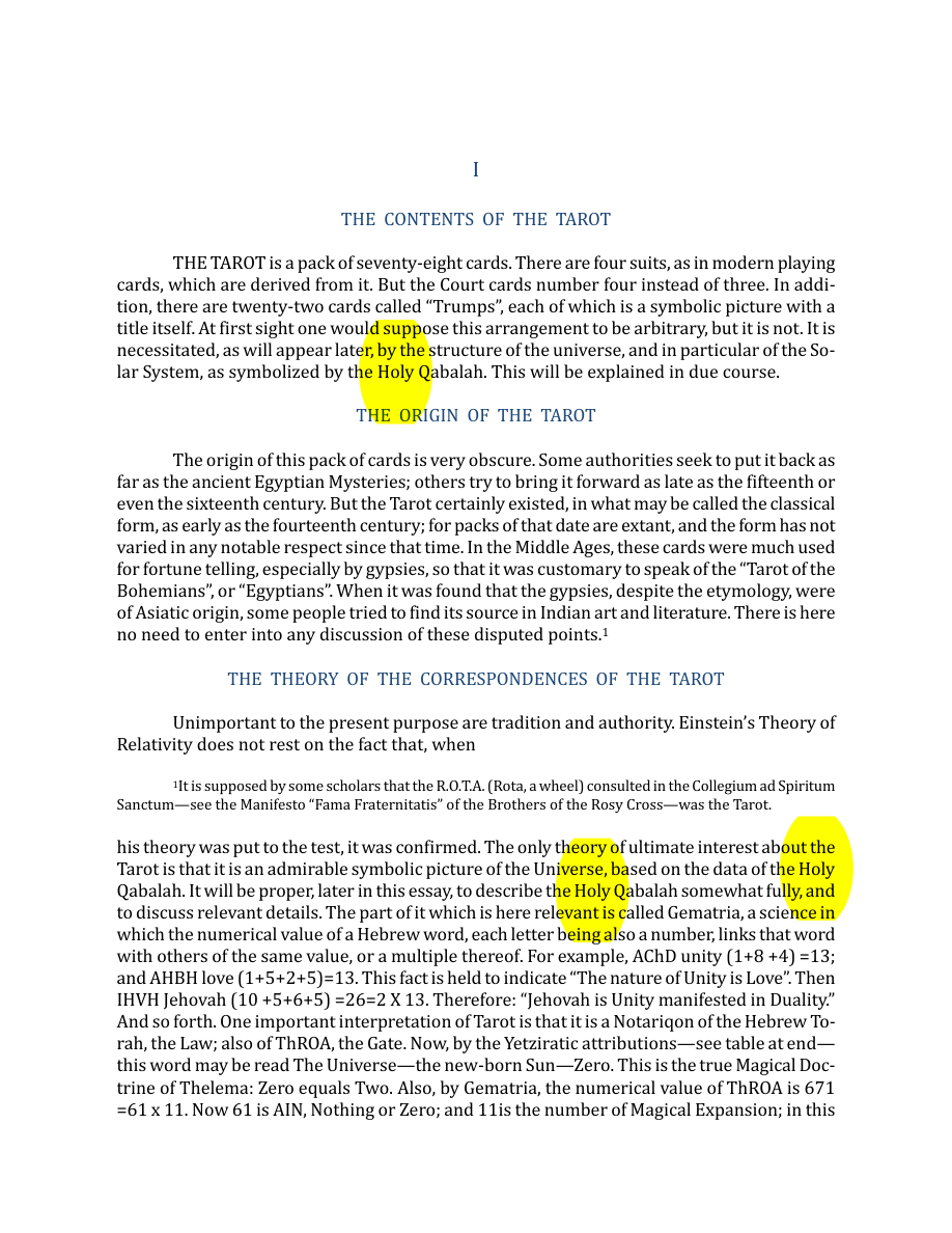 Original scan of The Book of Thoth, PDF page 14