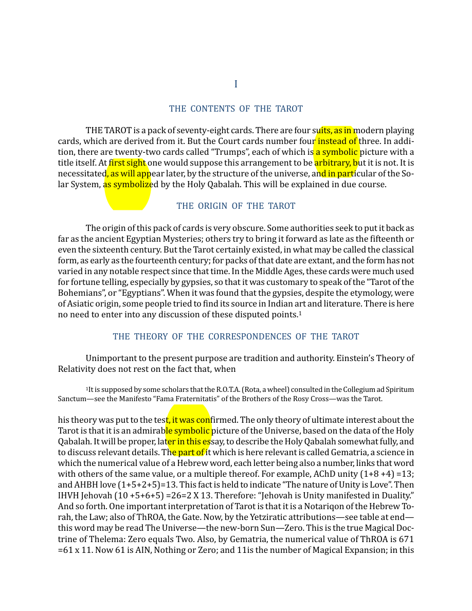 Original scan of The Book of Thoth, PDF page 14