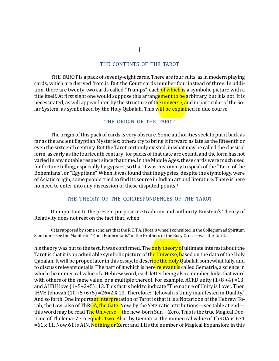 Original scan of The Book of Thoth, PDF page 14