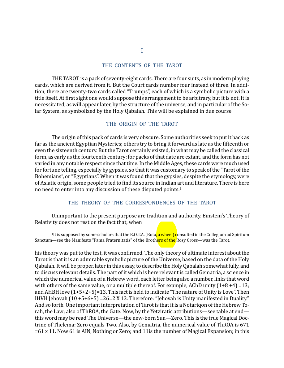 Original scan of The Book of Thoth, PDF page 14