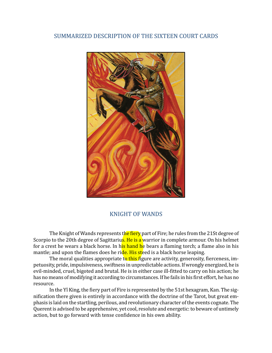 Original scan of The Book of Thoth, PDF page 142