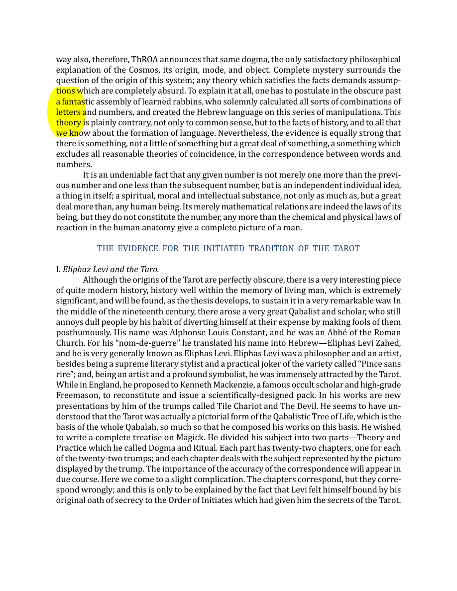 Original scan of The Book of Thoth, PDF page 15