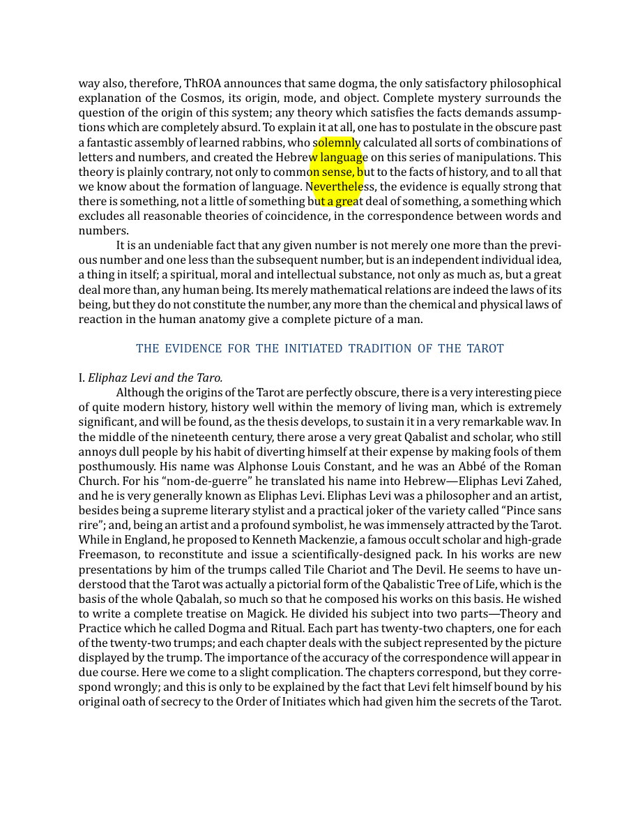 Original scan of The Book of Thoth, PDF page 15