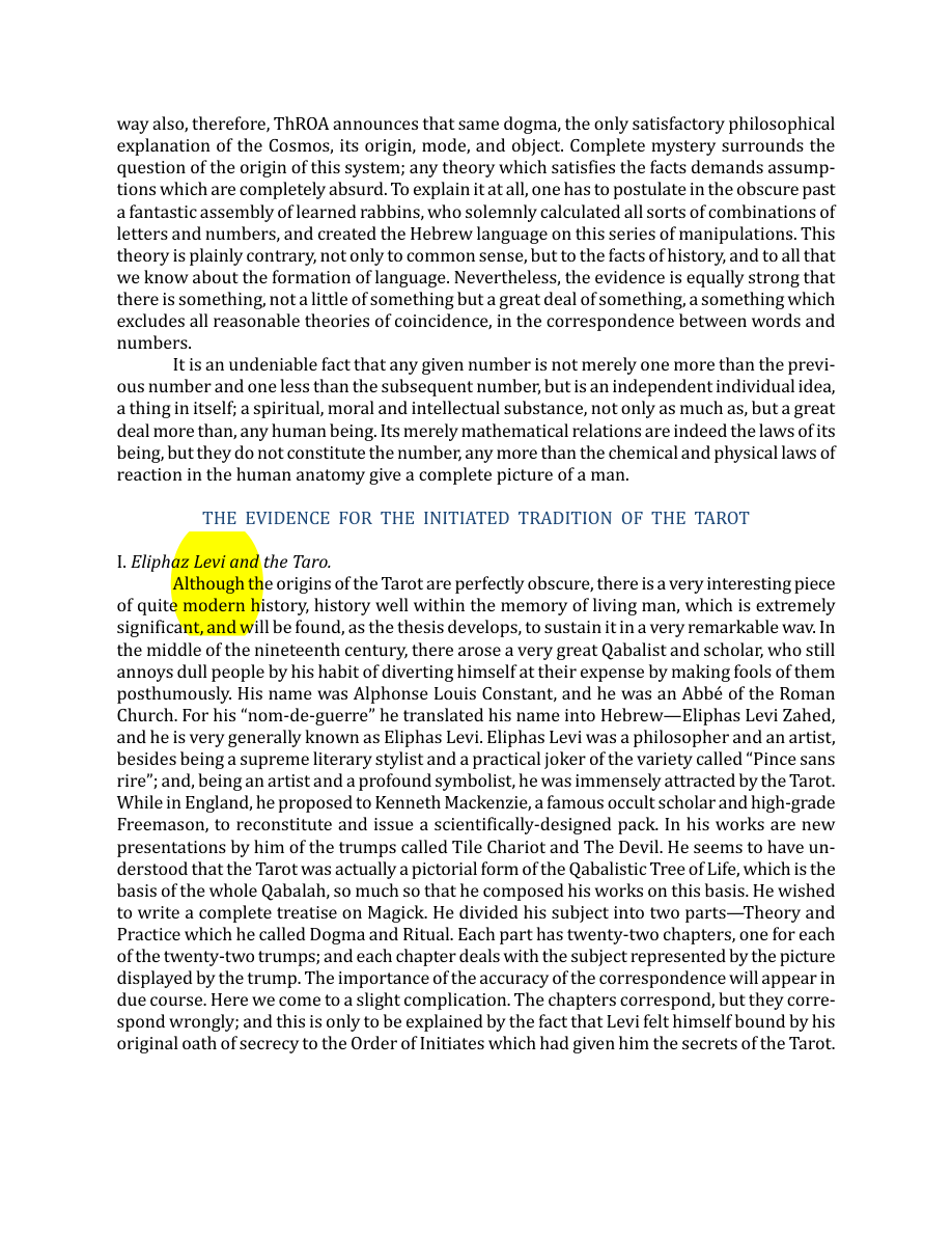 Original scan of The Book of Thoth, PDF page 15
