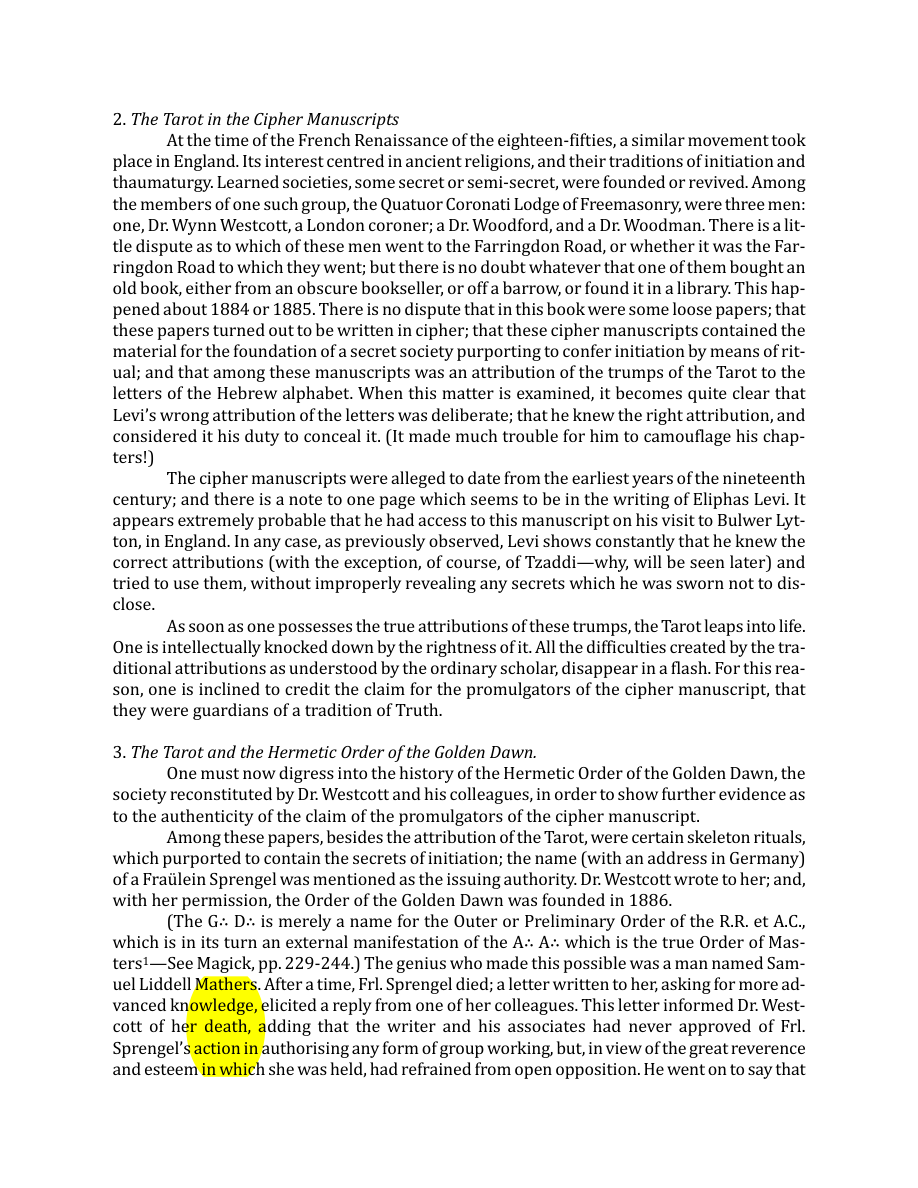 Original scan of The Book of Thoth, PDF page 16