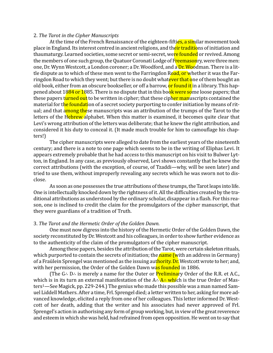 Original scan of The Book of Thoth, PDF page 16