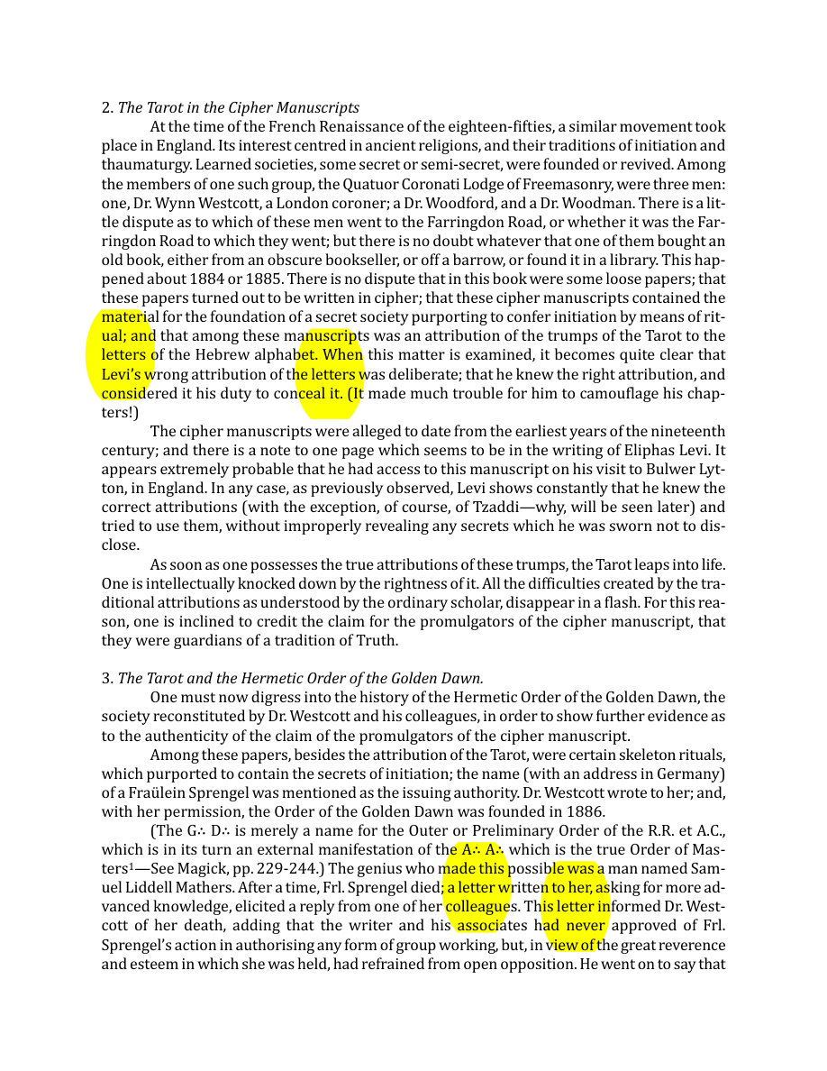 Original scan of The Book of Thoth, PDF page 16