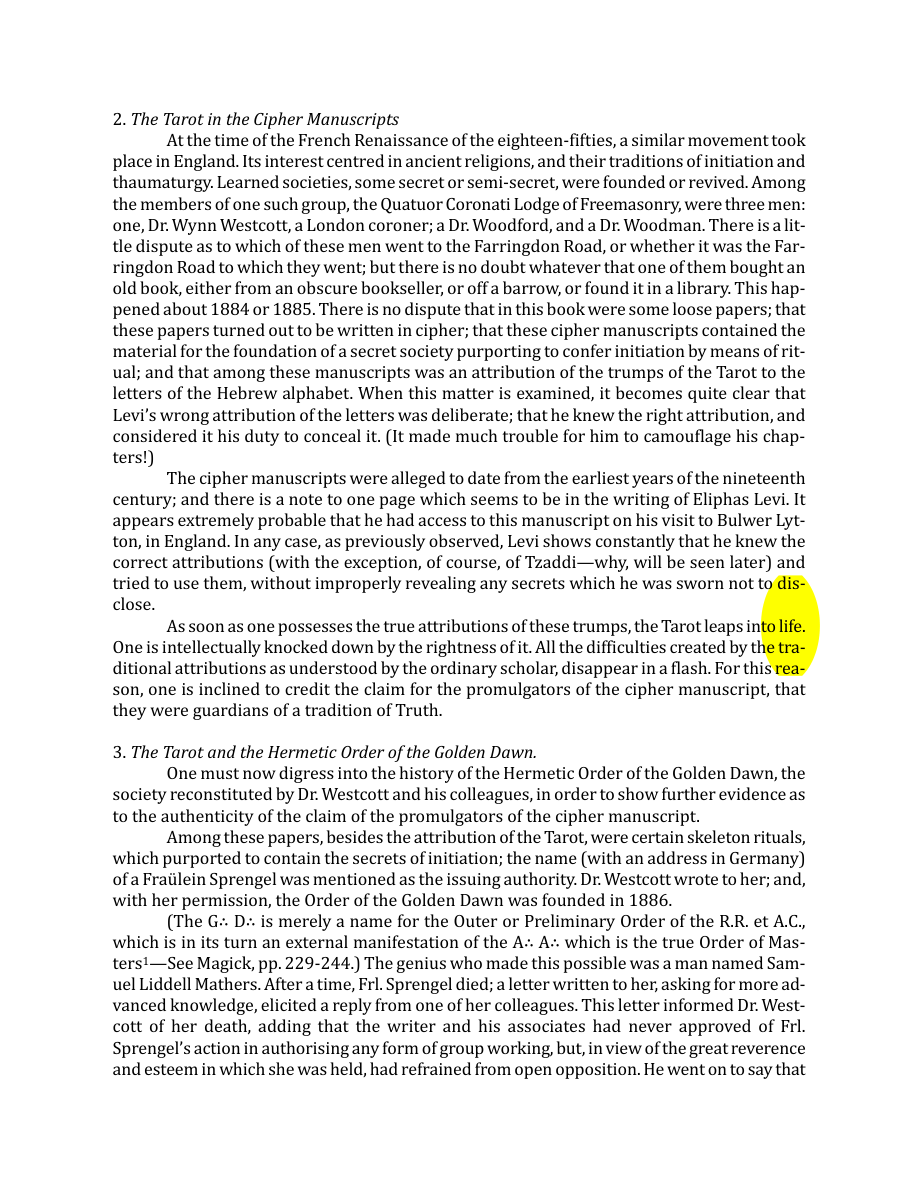 Original scan of The Book of Thoth, PDF page 16
