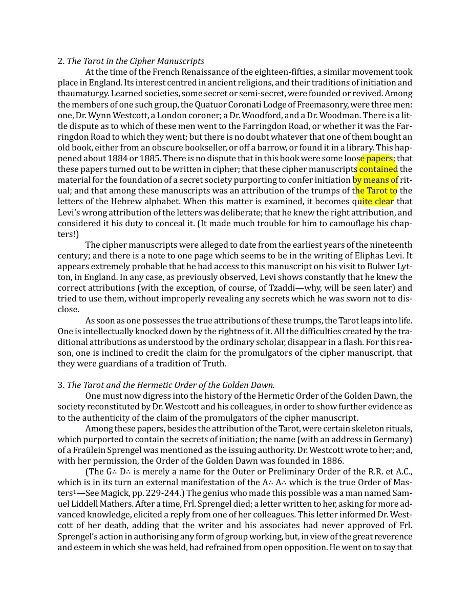 Original scan of The Book of Thoth, PDF page 16
