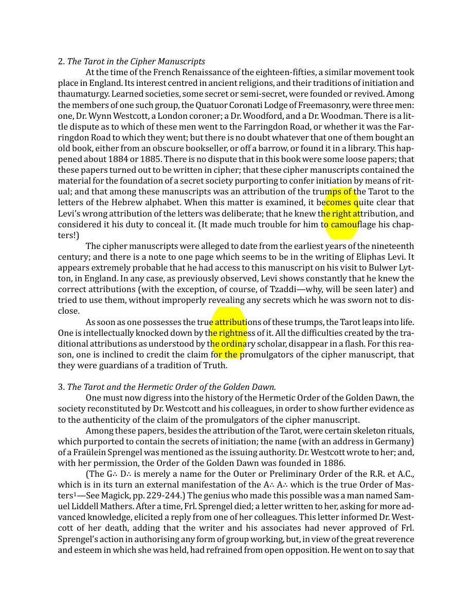 Original scan of The Book of Thoth, PDF page 16