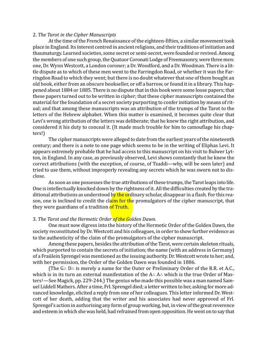 Original scan of The Book of Thoth, PDF page 16
