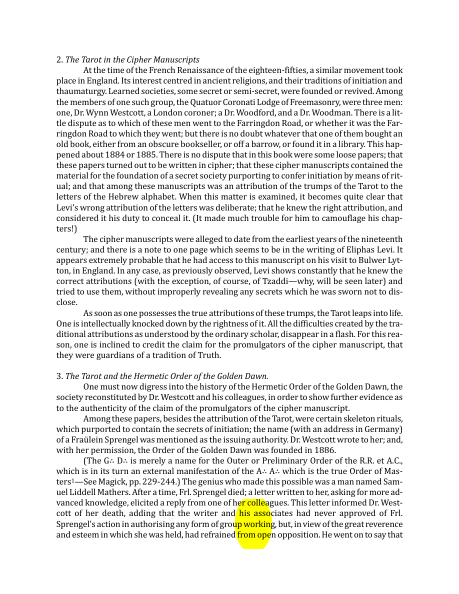 Original scan of The Book of Thoth, PDF page 16