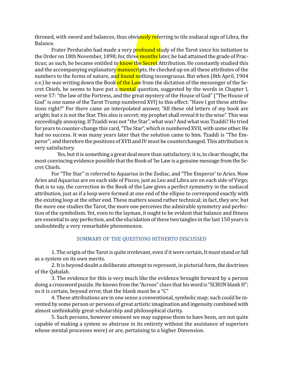 Original scan of The Book of Thoth, PDF page 18