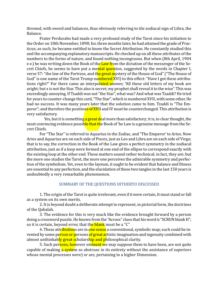 Original scan of The Book of Thoth, PDF page 18