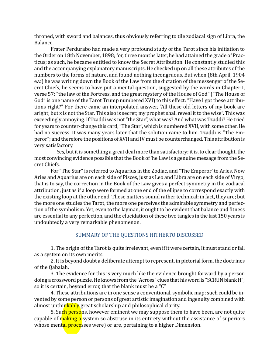 Original scan of The Book of Thoth, PDF page 18