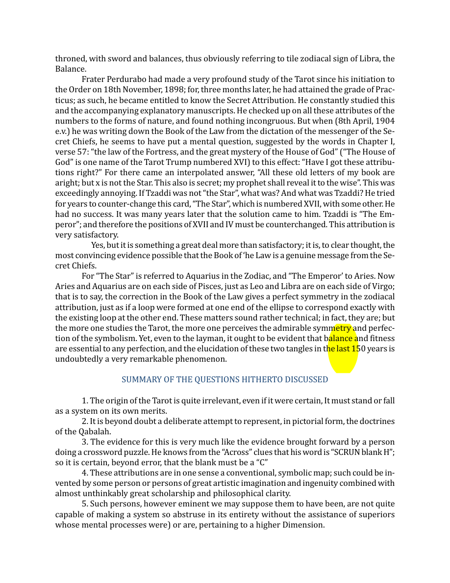 Original scan of The Book of Thoth, PDF page 18