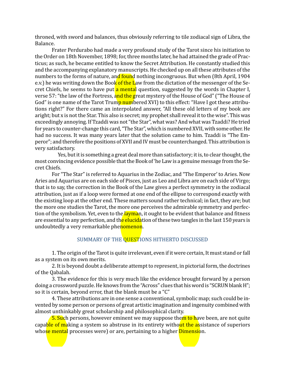 Original scan of The Book of Thoth, PDF page 18