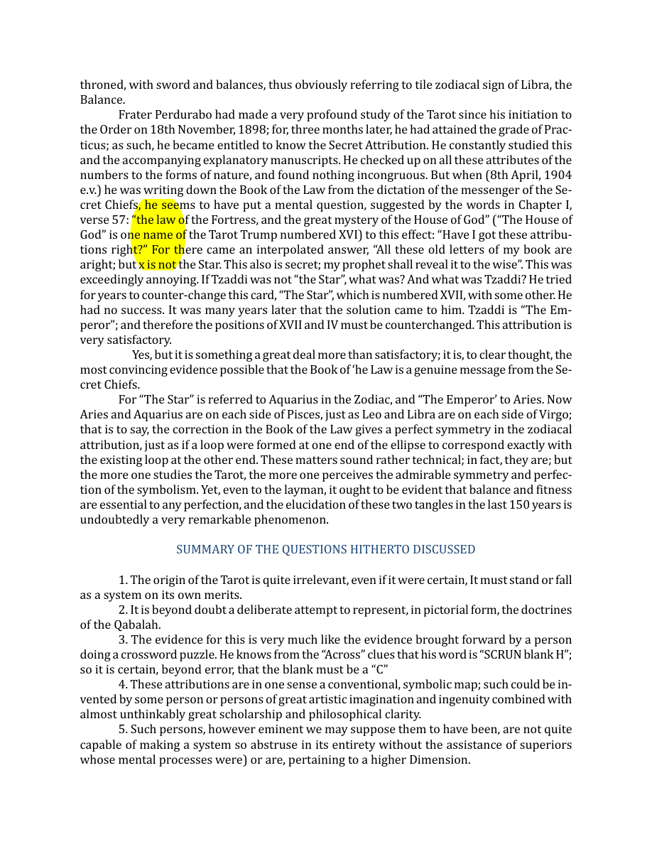 Original scan of The Book of Thoth, PDF page 18