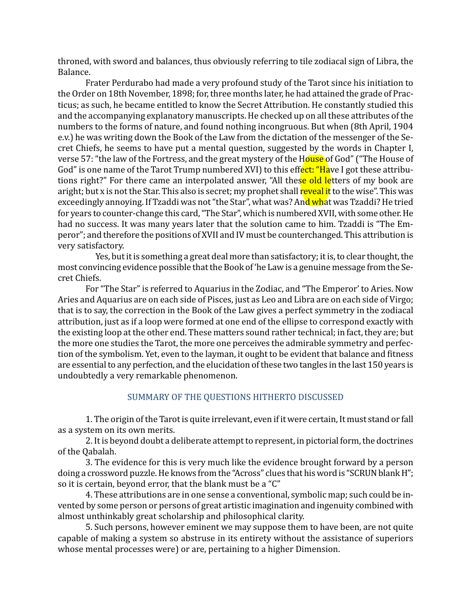 Original scan of The Book of Thoth, PDF page 18