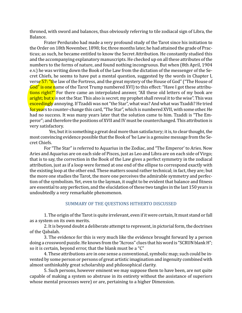 Original scan of The Book of Thoth, PDF page 18