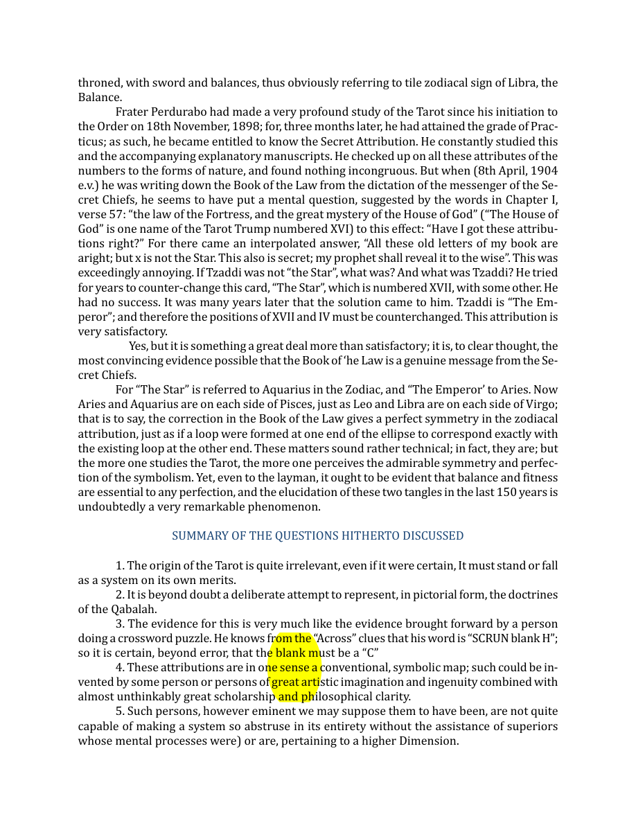 Original scan of The Book of Thoth, PDF page 18