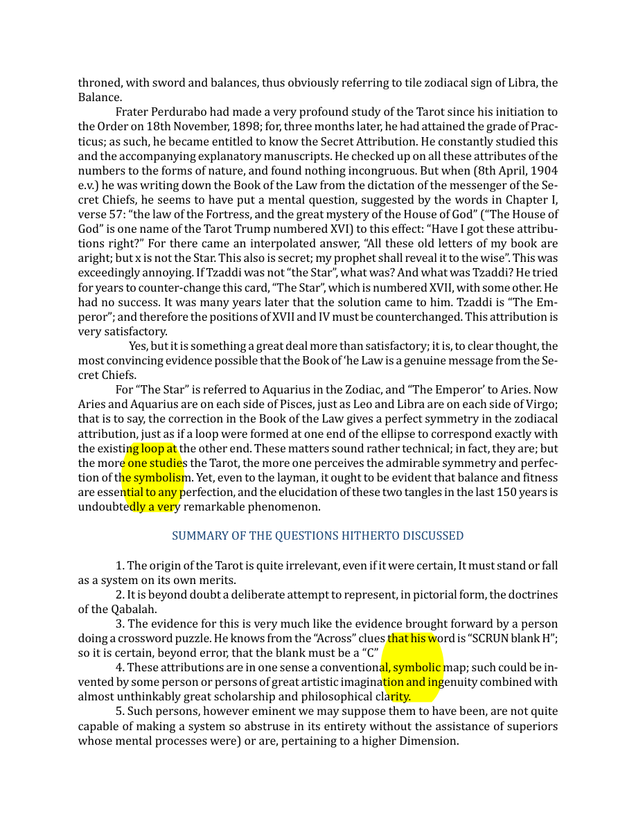 Original scan of The Book of Thoth, PDF page 18